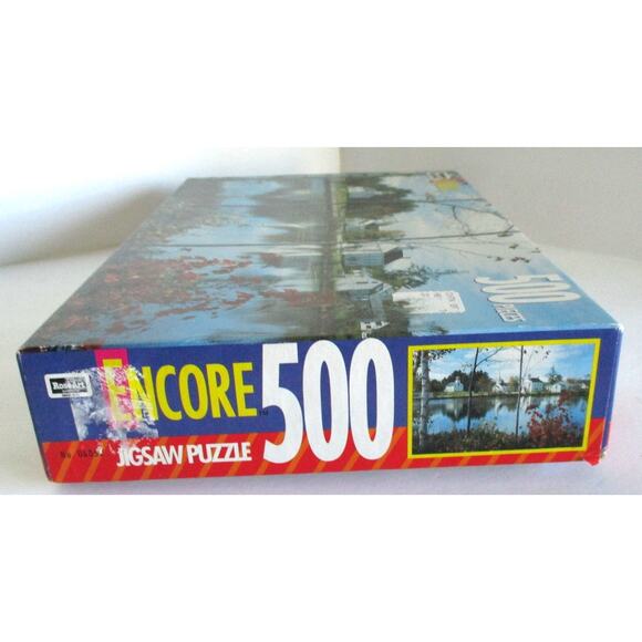 Rose Art Encore 500PC. Jigsaw Puzzle Marlow New Hampshire - Picture 3 of 6